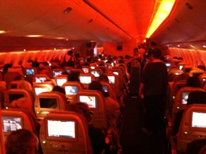 Vol Etihad vers Bangkok