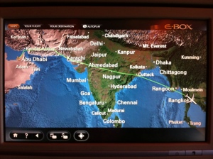 Vol Etihad vers Bangkok
